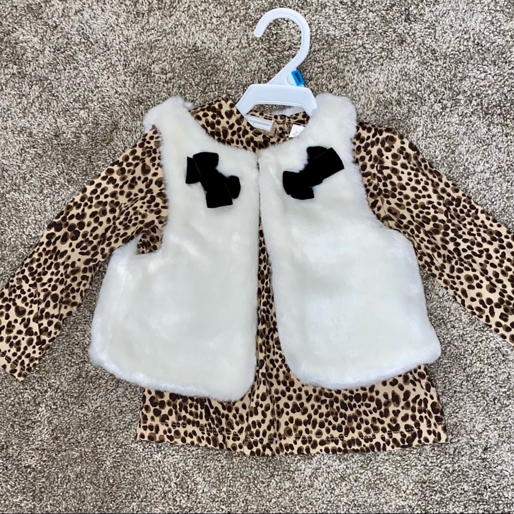 First impressions Shirt and vest 24M